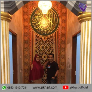 KALIGRAFI LUKIS BERSAMA CLIENT