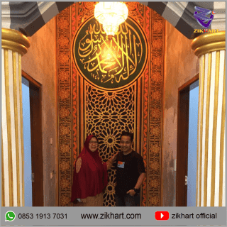 KALIGRAFI LUKIS BERSAMA CLIENT