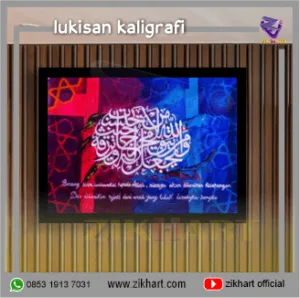 lukisan kaligrafi dan mural